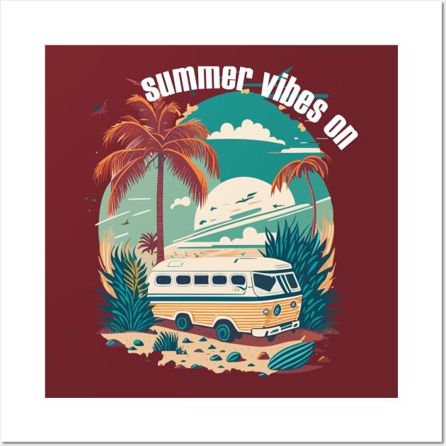 Summer vibes On Wall Art by Devshop997